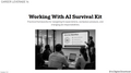 Working With AI Survival Kit | Workplace Communication Guide | Professional PDF Download
